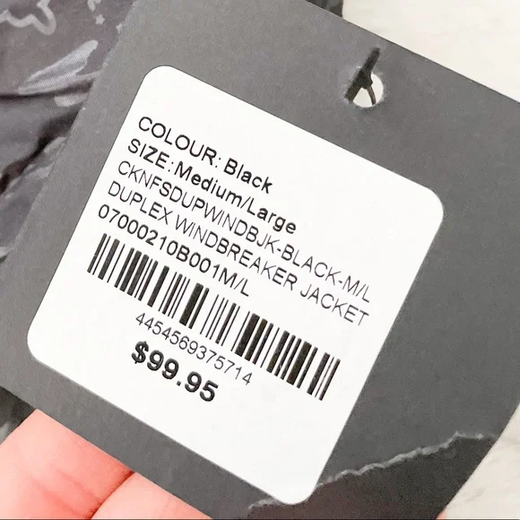 NWT- CULTURE KINGS unisex duplex windbreaker backpack jacket - Picture 16 of 16